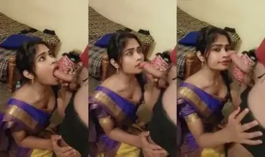MMS of Desi Mallu Girlfriend Sucking Cock and Swallowing Hot Jizz