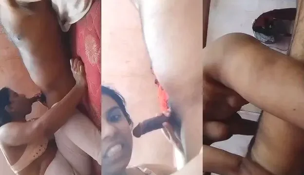 Tamil Bhabhi Slobbers On Husband's Hard Cock In MMS Scandal