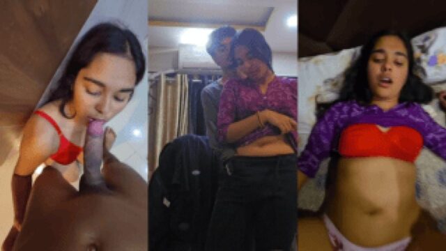 Free Indian Porn MMS Shy Girlfriend Passionately Pussy Fucking with Boyfriend