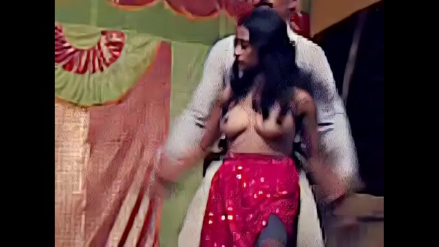 Gokul Pur Nude Stage Dance with Man