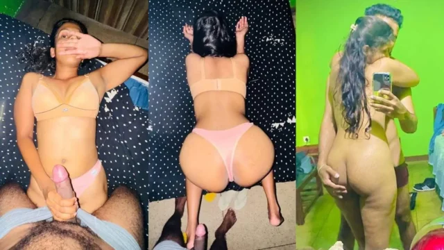 Sri Lankan Girlfriend Big Ass Blowjob and Hardcore Fuck Attempt